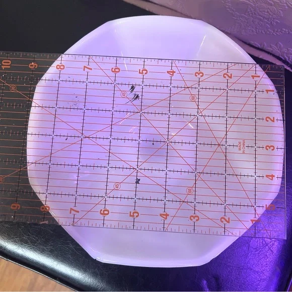 Vintage White Milk Glass Pedestal Bowl - Picture 7 of 7